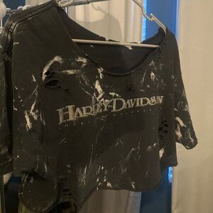 Harley Davidson Crop Top